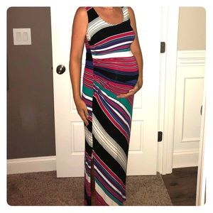Spense Sleeveless Stripe Maxi - MEDIUM
